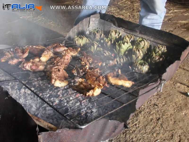 Agnello e carciofi