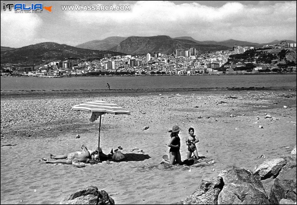 Vista dalla spiaggia