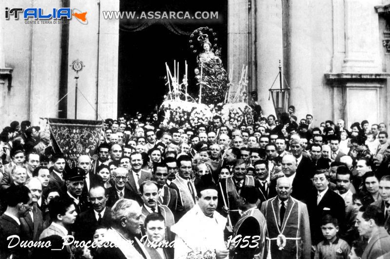 Duomo - Processione Immacolata 1953