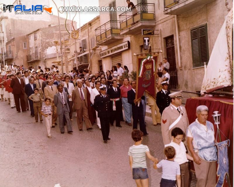 Via Vitt Emanuele - Processione della Santa Patrona