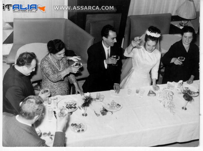 Il matrimonio di Agostino Todaro anno 1960