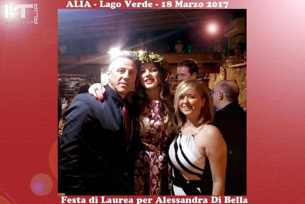 Alessandra Di Bella con Papà e Mamma