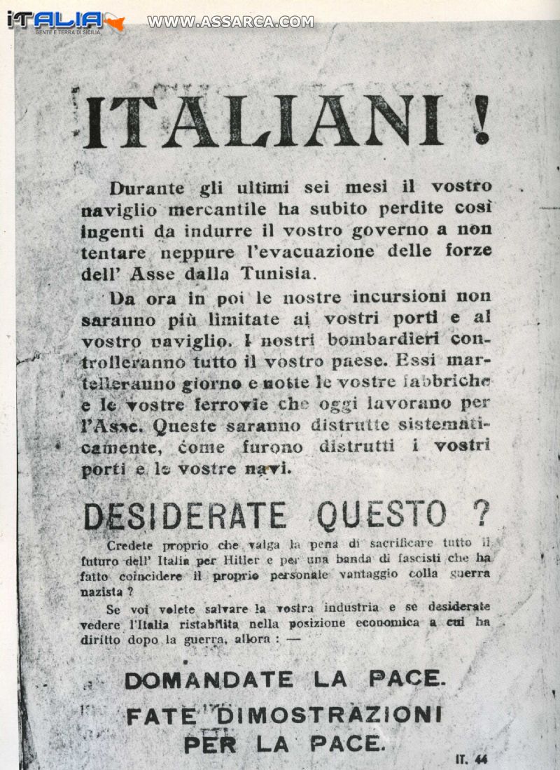 VOLANTINO ALLEATI II? GUERRA MONDIALE