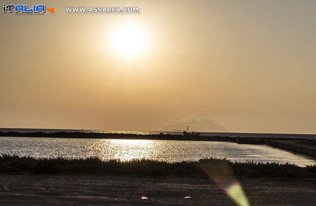 TRAMONTO SALINE DI MARSALA