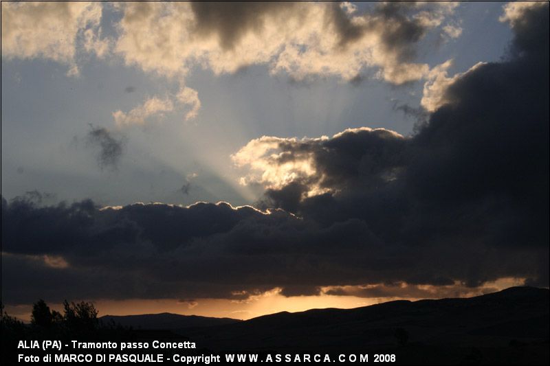 Tramonto passo Concetta