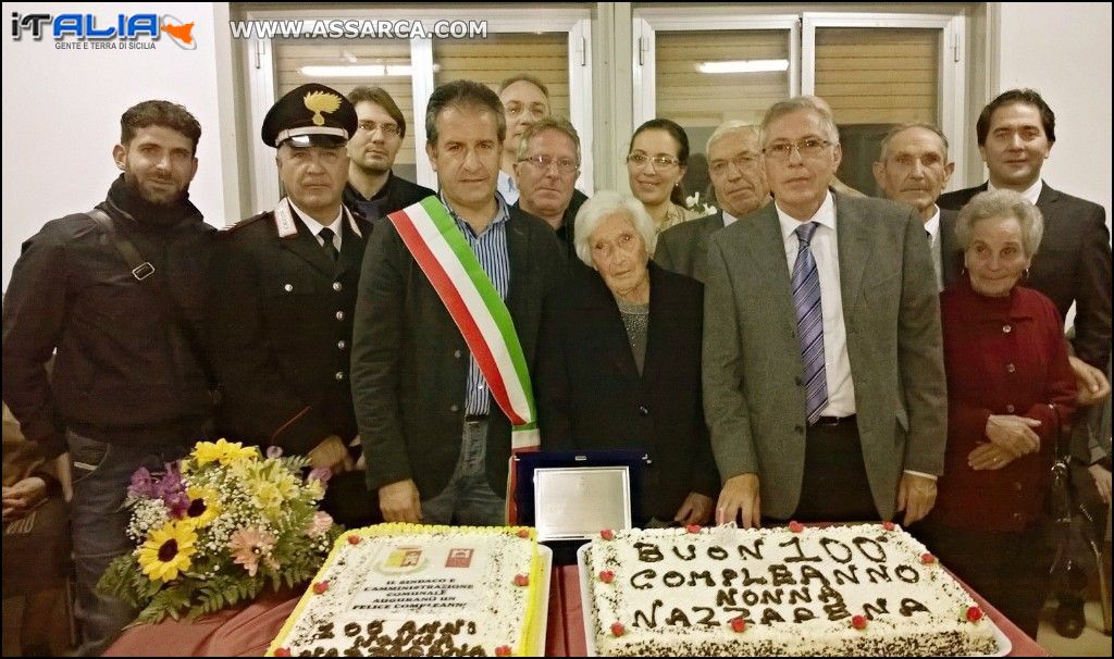 Festeggiamenti per i 100 anni di Nazzarena Abbate