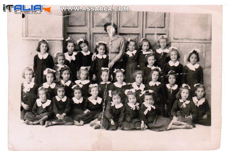 1^ classe elementare anno 1950