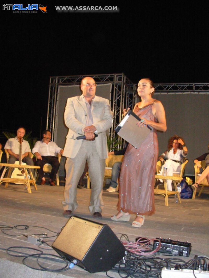 ASSESSORE ALDO ARRIGO CON STEFANIA BLANDEBURGO