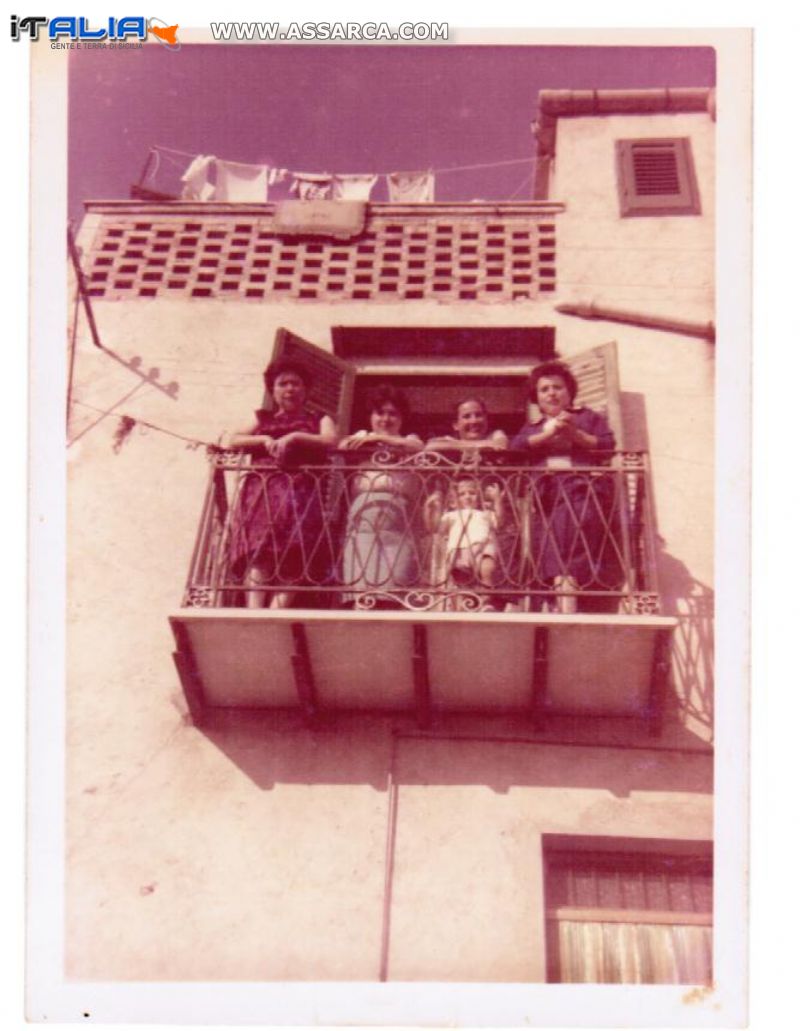 Dal balcone  anni 60
