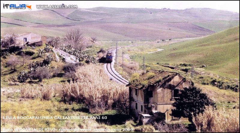 Linea Roccapalumba Caltanissetta anni 60