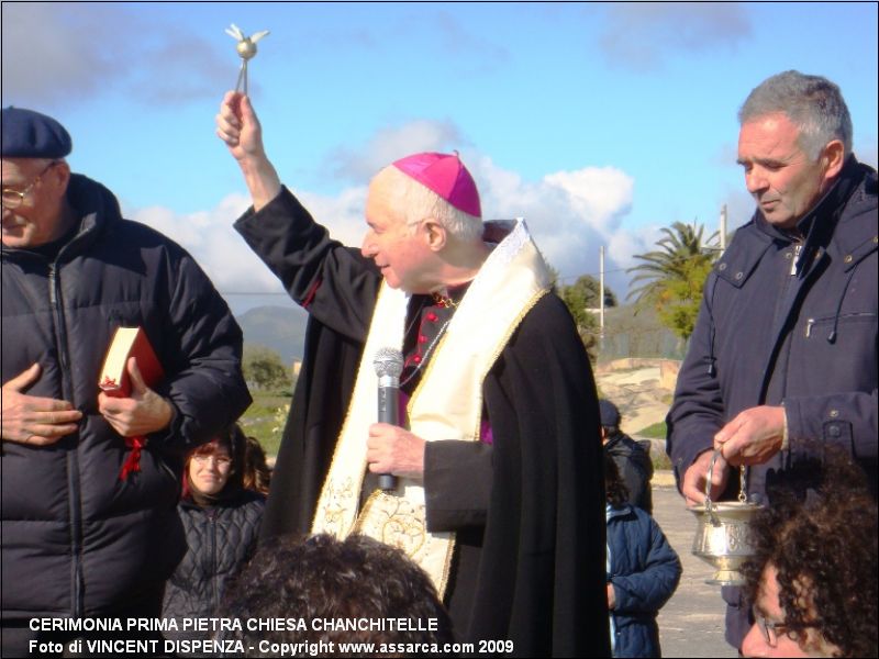 Cerimonia Prima Pietra Chiesa Chanchitelle