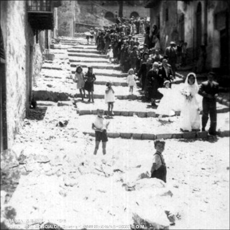 Via Santa Croce nel 1948