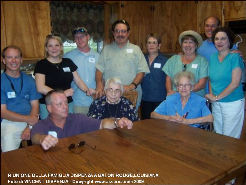 Riunione della famiglia Dispenza a Baton Rouge,Louisiana.