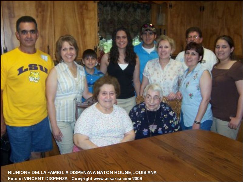 Riunione della famiglia Dispenza a Baton Rouge,Louisiana.