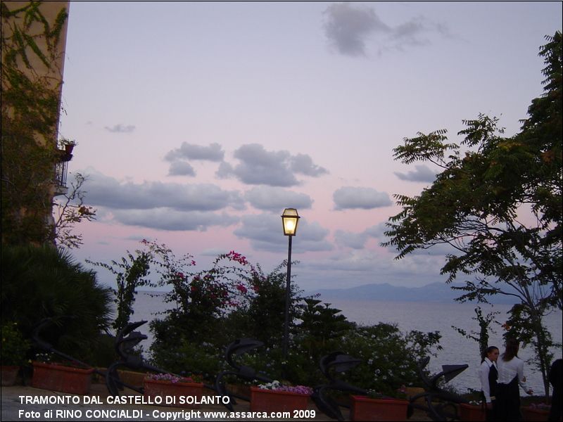 Tramonto dal Castello di Solanto