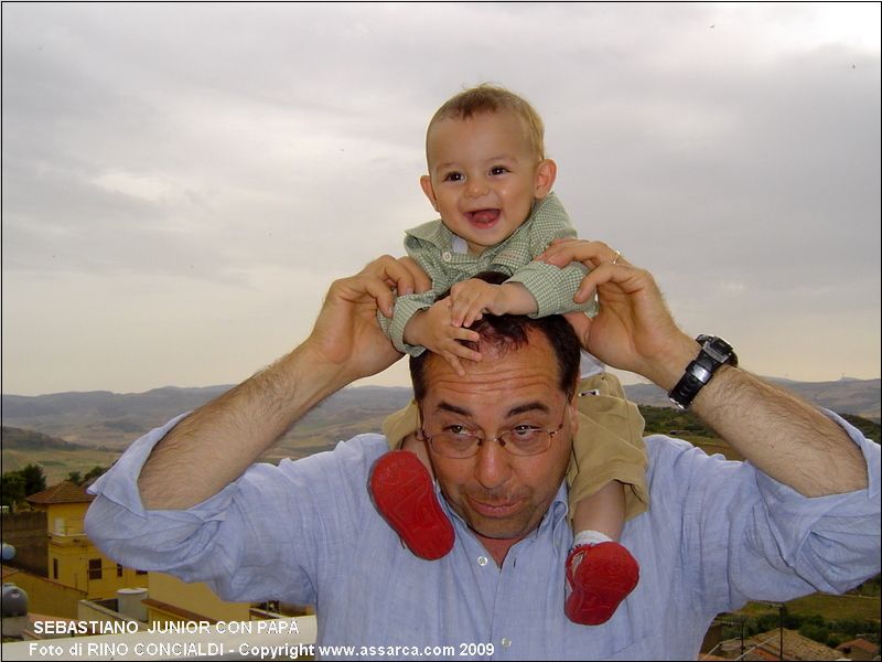  Sebastiano  junior con papà