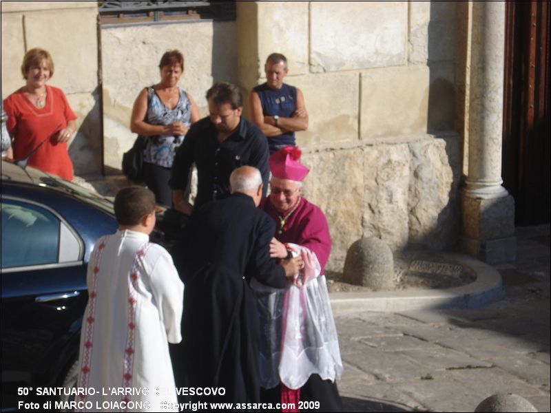 50? Santuario- l`arrivo del Vescovo