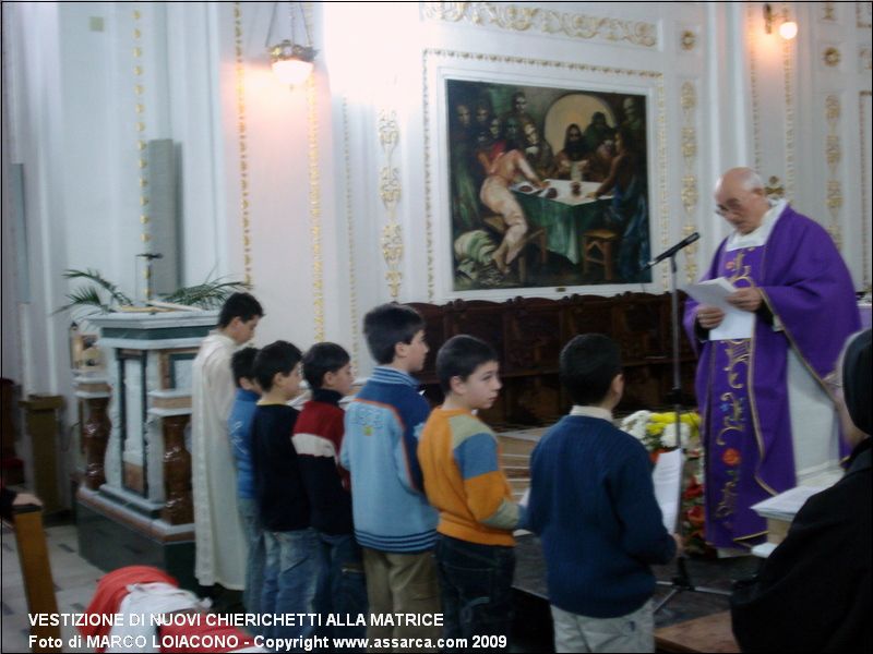 Vestizione di nuovi chierichetti alla Matrice