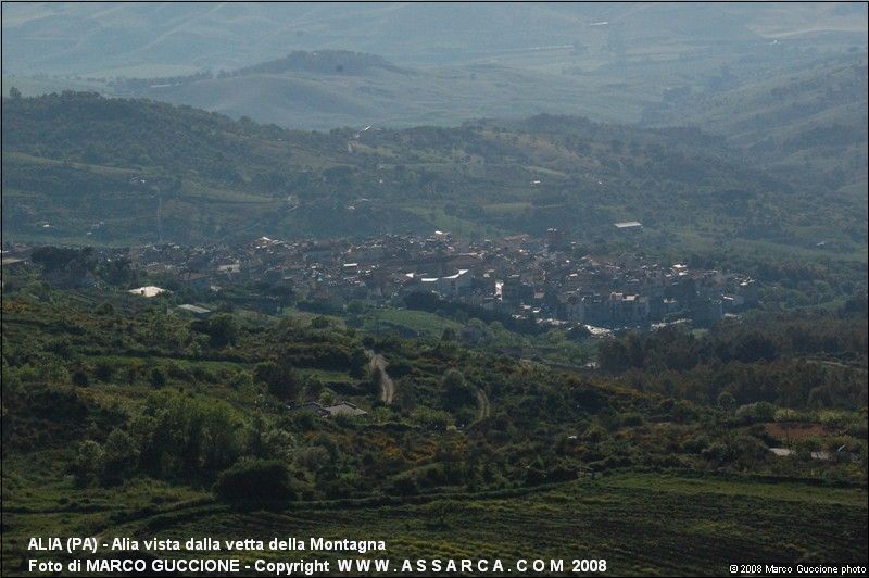 Alia vista dalla vetta della Montagna