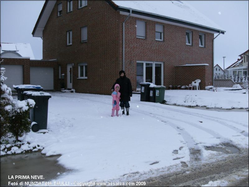 La prima neve.