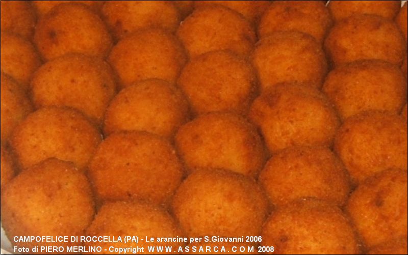 Le arancine per S.Giovanni 2006