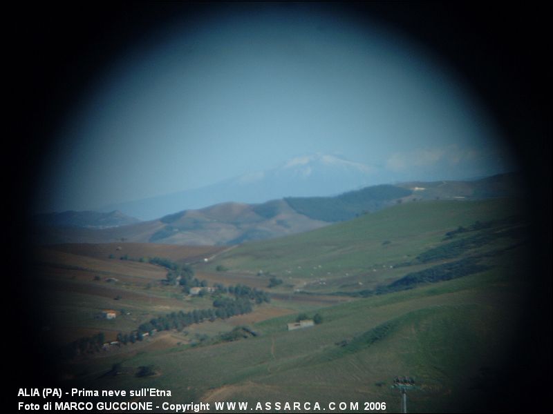 Prima neve sull'Etna