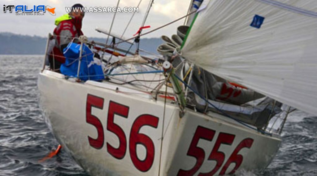 l`arrivo della Regata Internazionale di altura Transtyrrhenum a Termini Imerese.