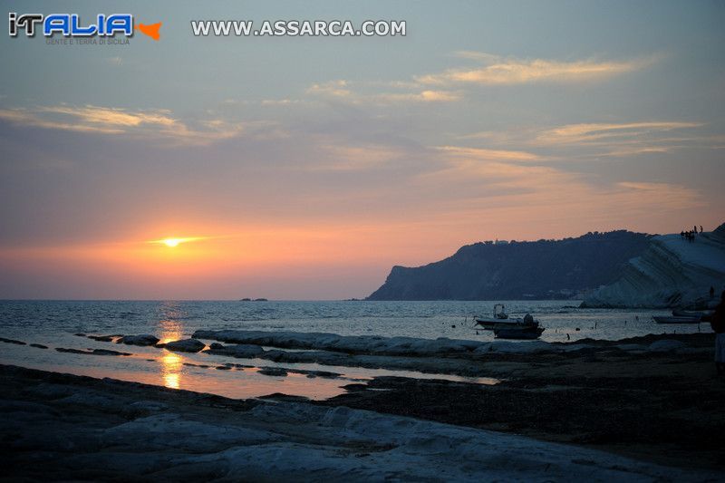 TRAMONTO ALLA SCALA DEI TURCHI