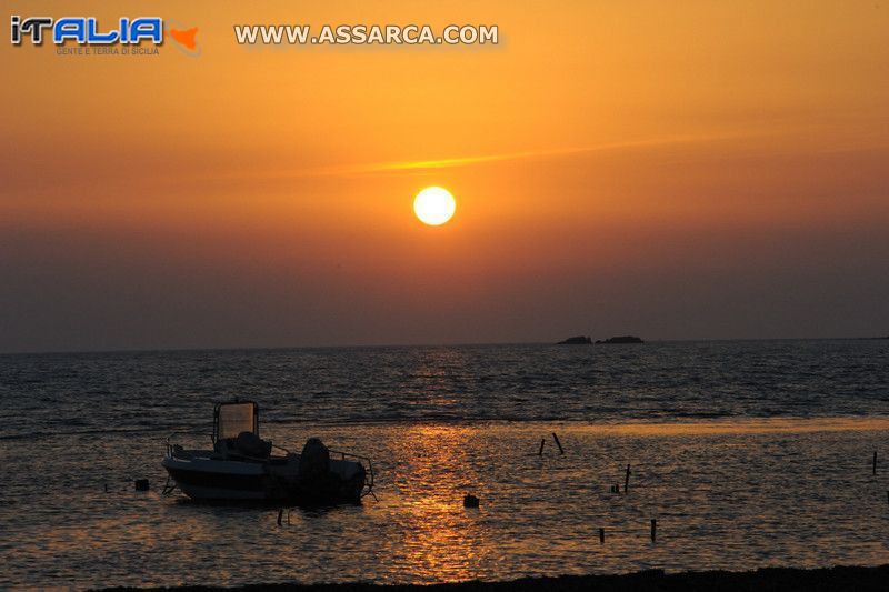 Tramonto sul mare