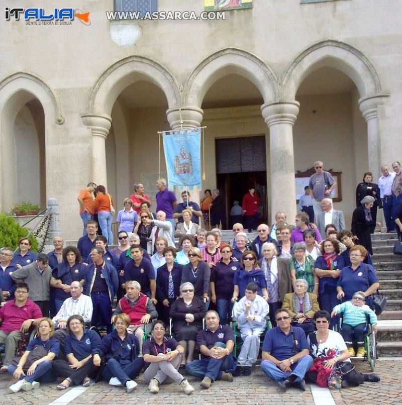 U.N.I.T.A.L.S.I. SOTTOSEZIONE DI CEFALU` - PELLEGRINAGGIO AL SANTUARIO  DI GIBILMANNA 2010