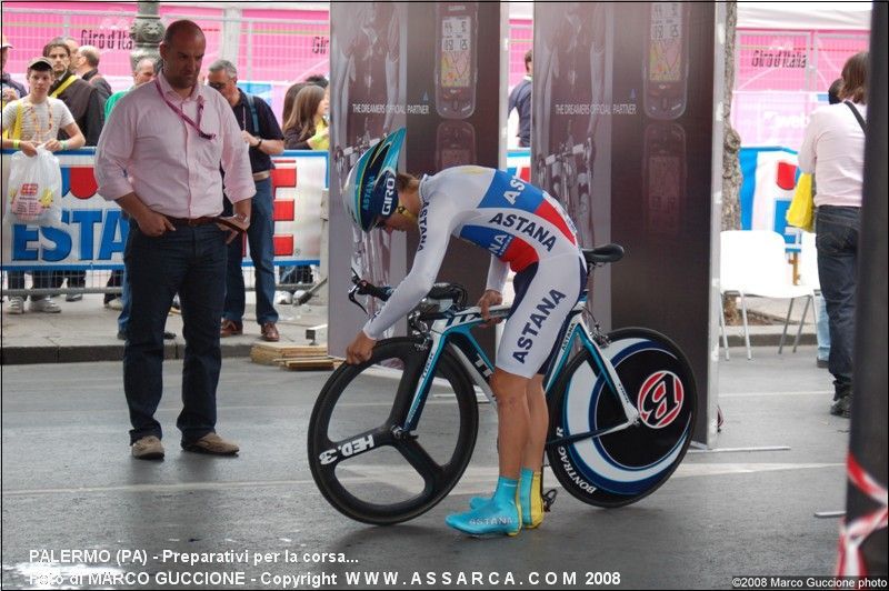 Preparativi per la corsa...