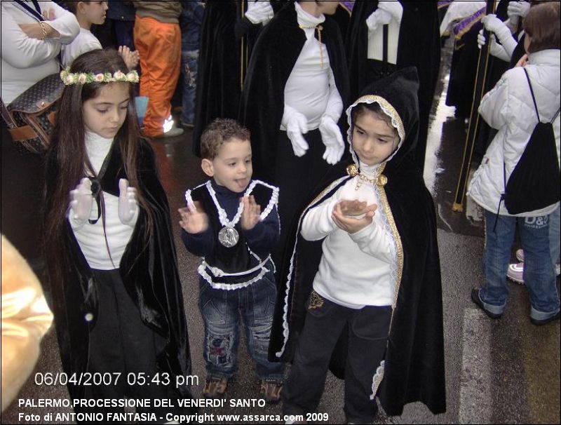 PALERMO,PROCESSIONE DEL VENERDI` SANTO