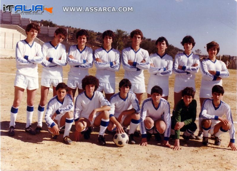 Squadra di calcio anno 1980