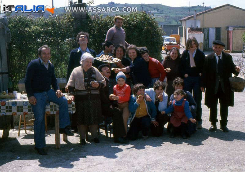 Pasquetta al Villaggio Chianchitelli, anno circa 1970-75