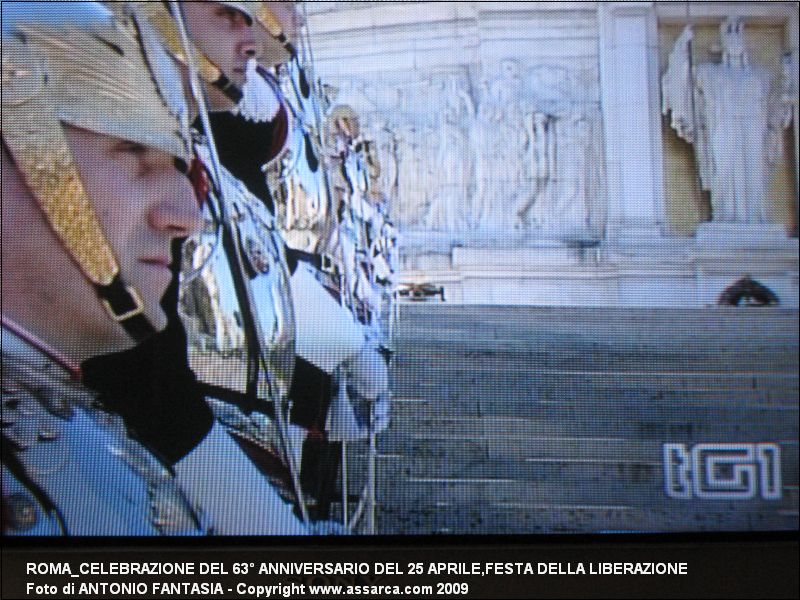 Roma_celebrazione del 63? anniversario del 25 aprile,festa della Liberazione