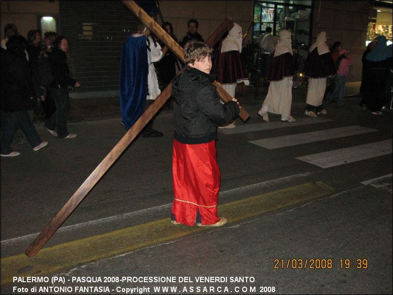 PASQUA 2008-PROCESSIONE DEL VENERDI SANTO