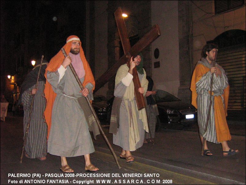 PASQUA 2008-PROCESSIONE DEL VENERDI SANTO