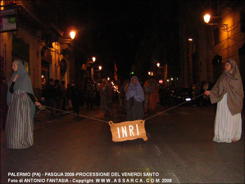 PASQUA 2008-PROCESSIONE DEL VENERDI SANTO A PALERMO