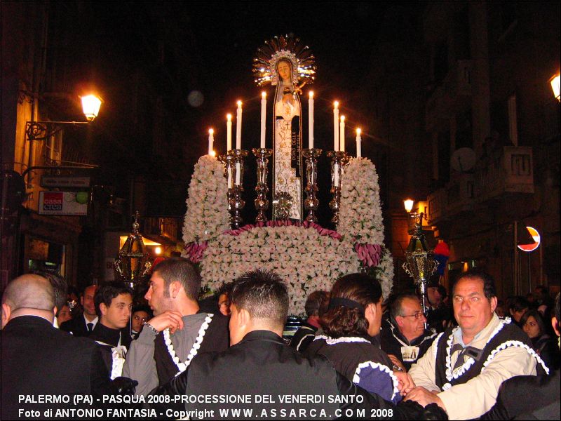 PASQUA 2008-PROCESSIONE DEL VENERDI SANTO