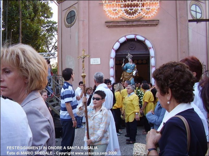 Festeggiamenti in onore a Santa Rosalia