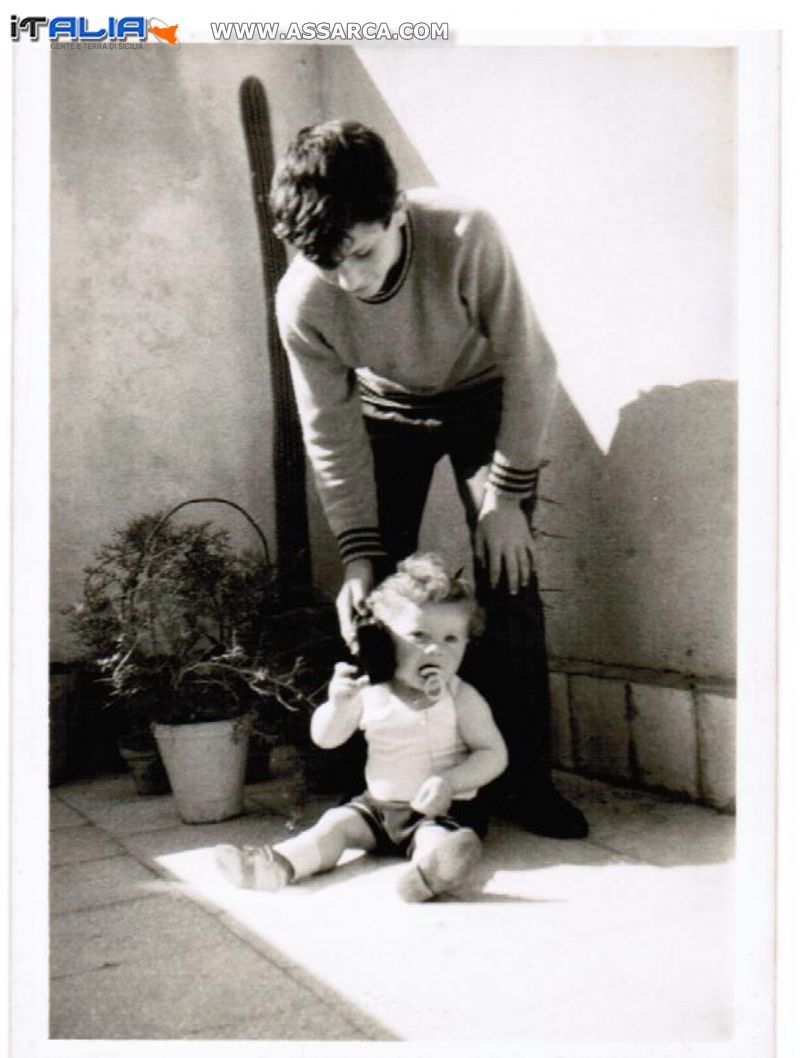 io con mio Zio Franco Cocchiara 1969