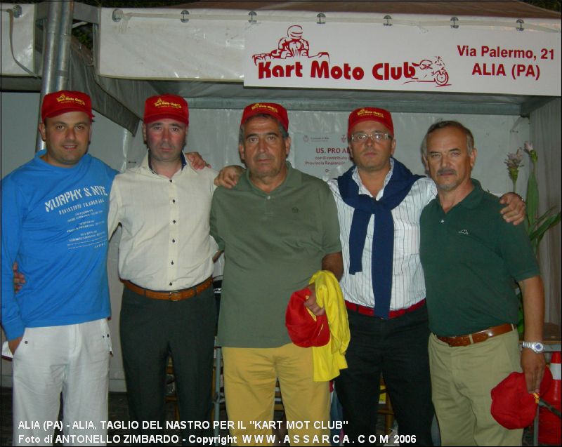 ALIA, TAGLIO DEL NASTRO PER IL "KART MOT CLUB"