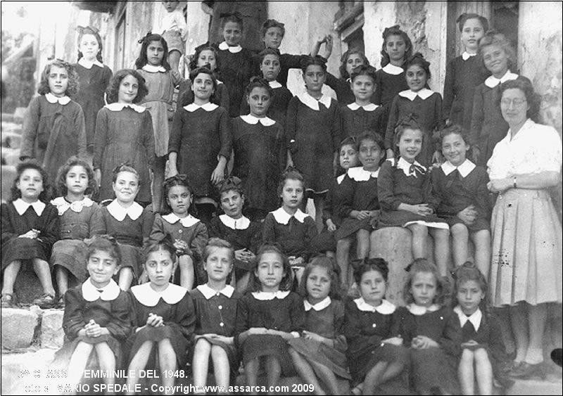 3^ classe femminile del 1948.