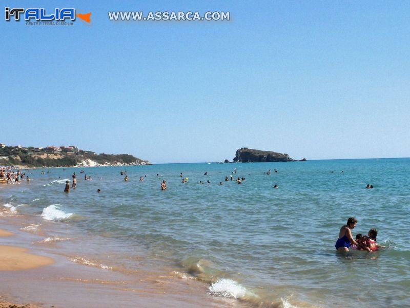 Spiaggia nei pressi di Licata