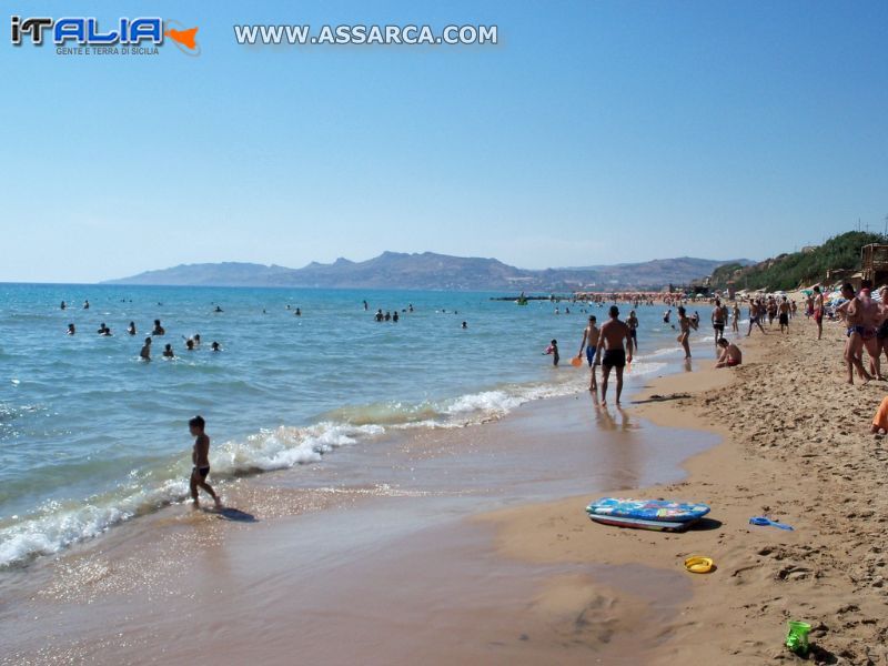 Spiaggia nei pressi di Licata