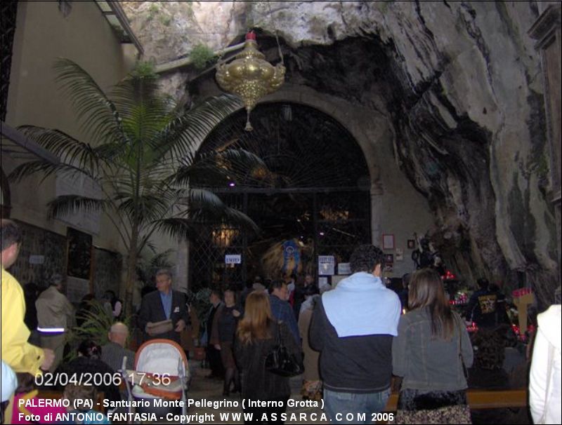 Santuario Monte Pellegrino ( Interno Grotta )