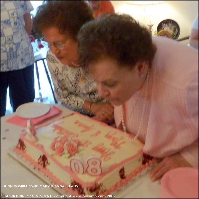 Buon Compleanno Mary & Anna 80 anni
