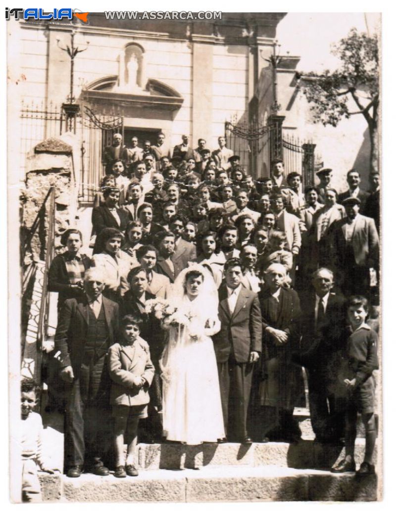 matrimonio di gioia giuseppe centanni maria anni60