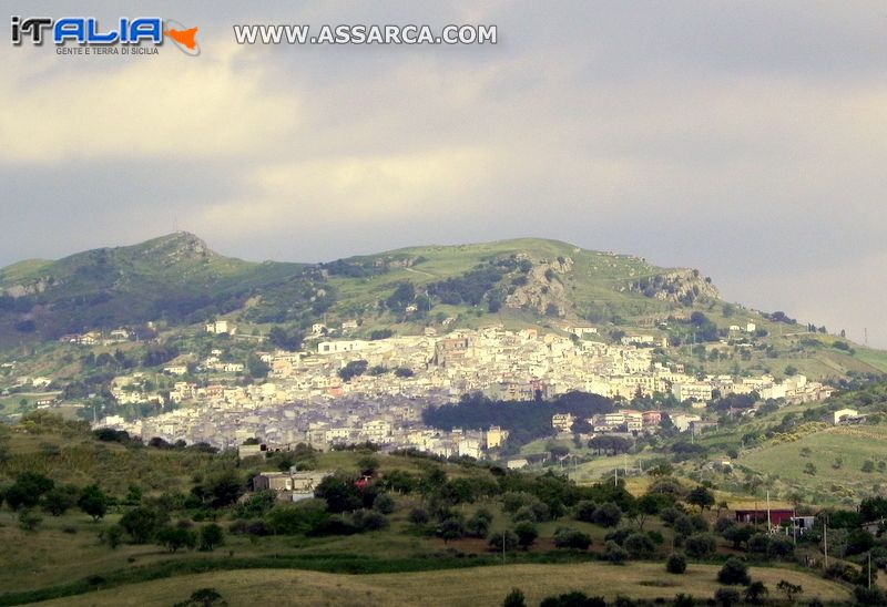 Panorama di Alia (PA) dalla stazione