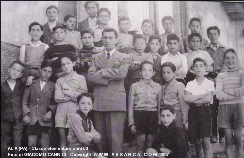 Classe elementare anni 50